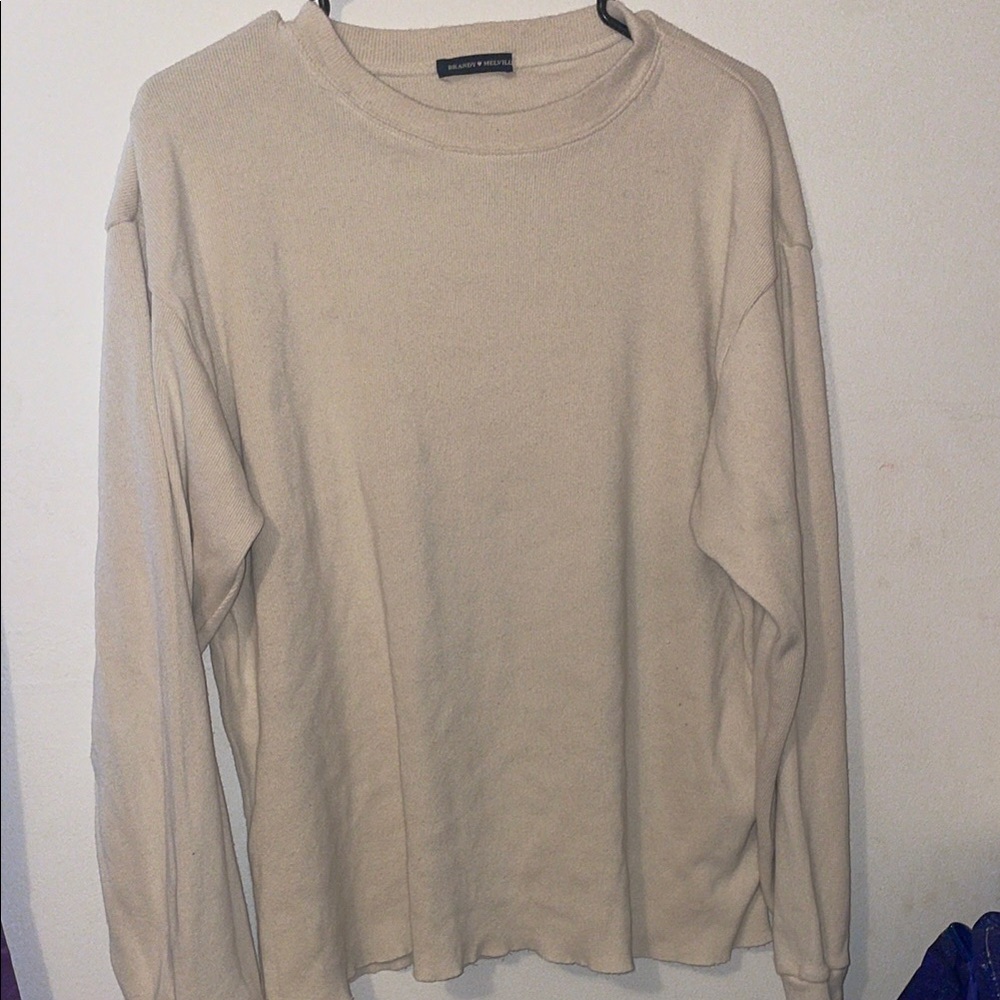 Beige Long Sleeve Sweater